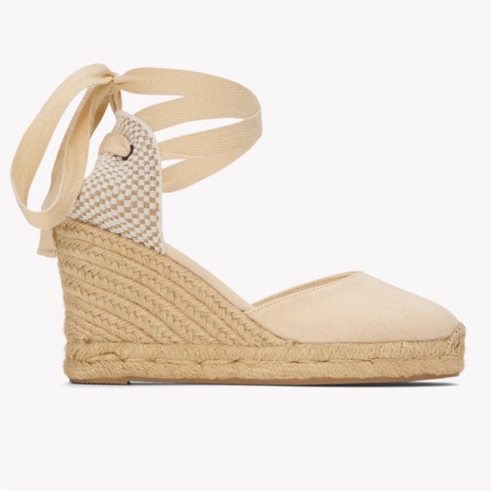 Soludos Ankle Tie Wedges